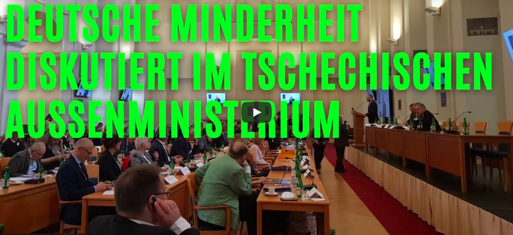 Deutsche Minderheit Diskutiert Im Tschechischen Außenministerium Deutsche Minderheit Diskutiert Im Tschechischen Außenministerium
